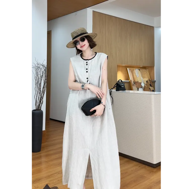 YYOUHAN 2025新款【小步舞曲】小众设计显瘦百搭连衣裙 2504C2157