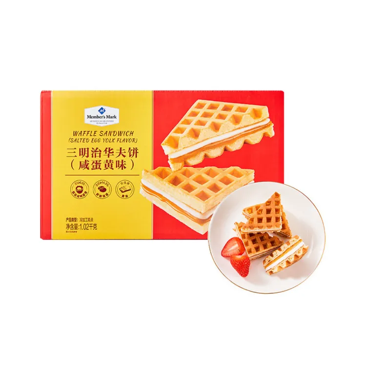 MM 会员超市-三明治华夫饼（咸蛋黄口味）
