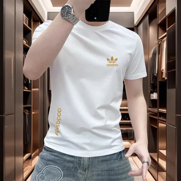 I 美式休闲 I I100% 纯棉I2025设计感潮流修身潮牌短袖t恤男士衣