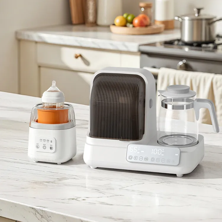 SINGFUN/先锋保温暖烘干柜消毒器摇奶器智能紫外线柜一体机泡奶机