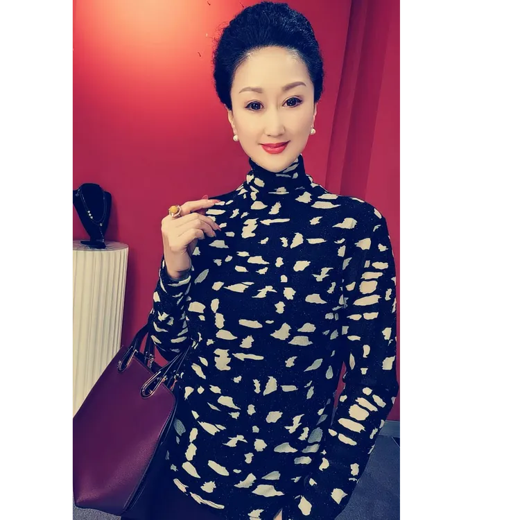 【兰爵专属】高领长袖打底T恤女时尚显瘦洋气修身内搭设计感打底衫