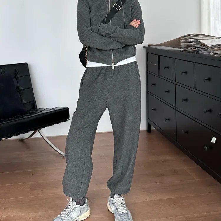 Without Memory 蚕丝羊毛休闲束脚裤WF216CK