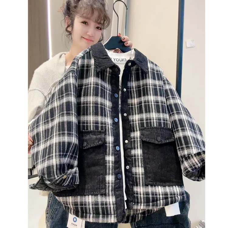 男童秋冬季休闲新款加厚棉衣保暖中大童洋气棉服外套MT68208