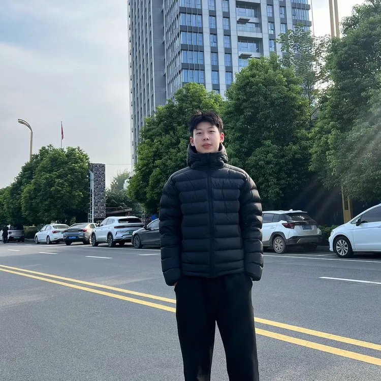 【纪简】新国标90白鸭绒排骨羽绒服连帽轻薄保暖冬季户外运动外套