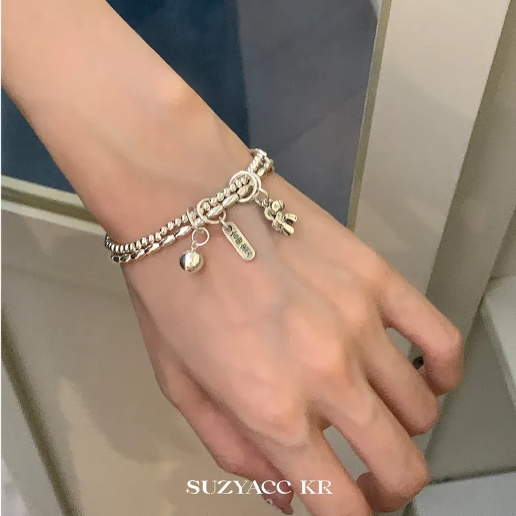 Suzyacc Kr 925银手链 925银【小马钱币】手链气质网红轻奢DC0295