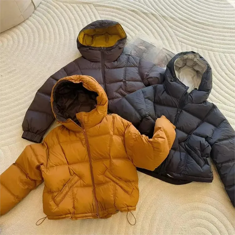 冬季韩版连帽抽绳大气短款棉服外套保暖2025新款潮流时尚上档次女