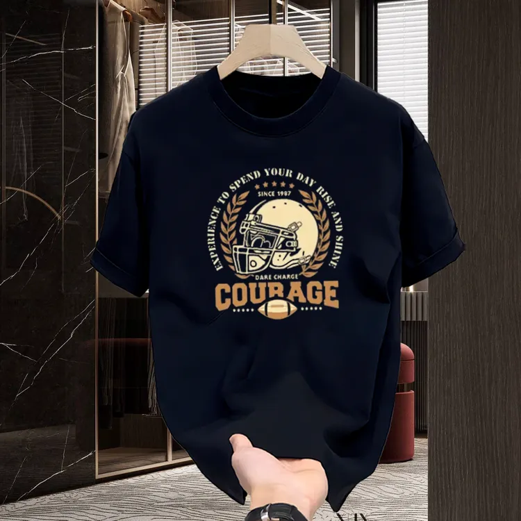 纯棉个性休闲韩版夏季时尚百搭潮流宽松透气短袖t恤圆领半袖ins