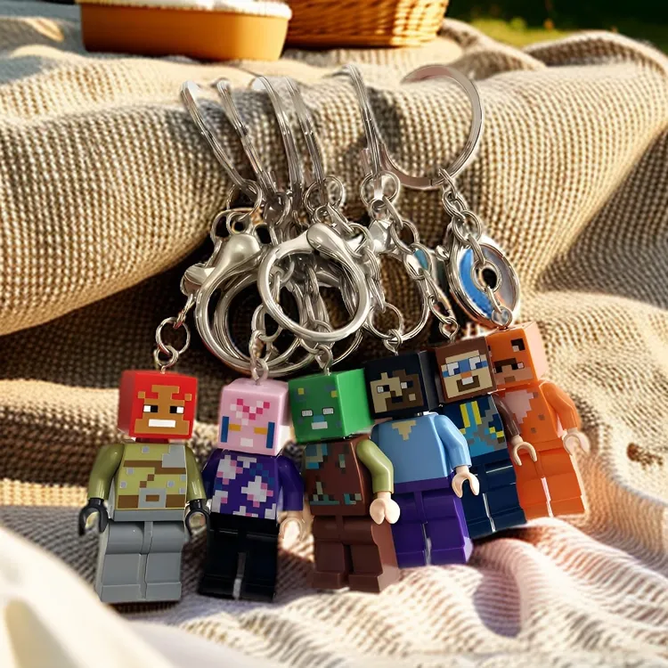 直播F0【来都来了潮玩社】积木钥匙扣