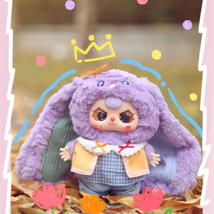 正版-拆盒-潮玩-盲盒娃三岁400%大体大漂亮毛绒公仔