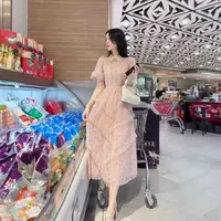H15设计师新款高端名媛法式优雅收腰显瘦气质连衣裙女