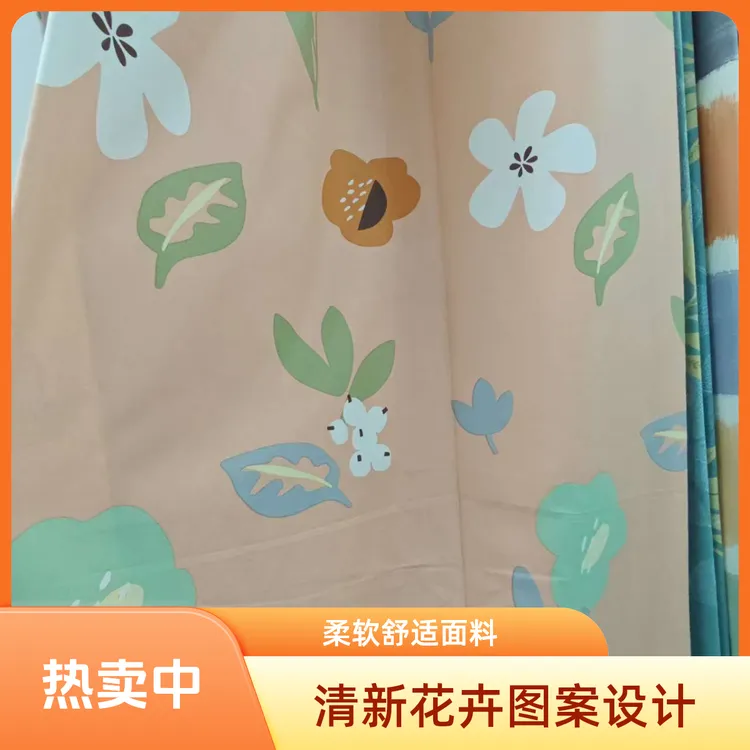 【全棉棉麻帆布】单人床褥垫手工铺棉现场缝制新疆长绒棉花健康舒适