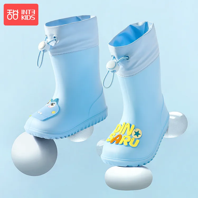 小童雨鞋儿童宝宝安全鞋套防水防雨学生水鞋小孩胶鞋防滑萌趣雨靴