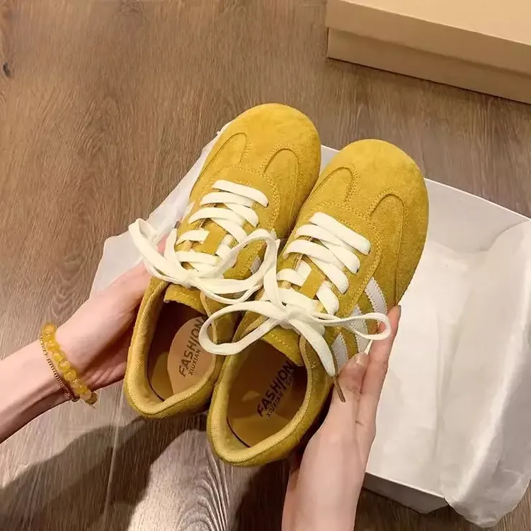 三福德训鞋女款2025新款春季复古百搭休闲运动板鞋阿甘鞋小白鞋子