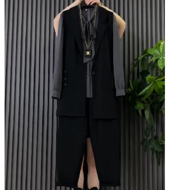 2025春季新款时尚女装网红气质爆款百搭洋气三件套MS