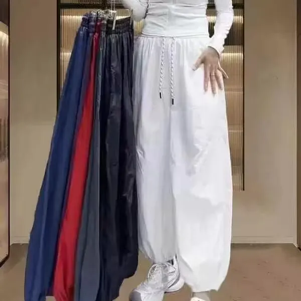 束脚裤夏季薄款防晒显瘦百搭休闲裤（裤长90左右）8581