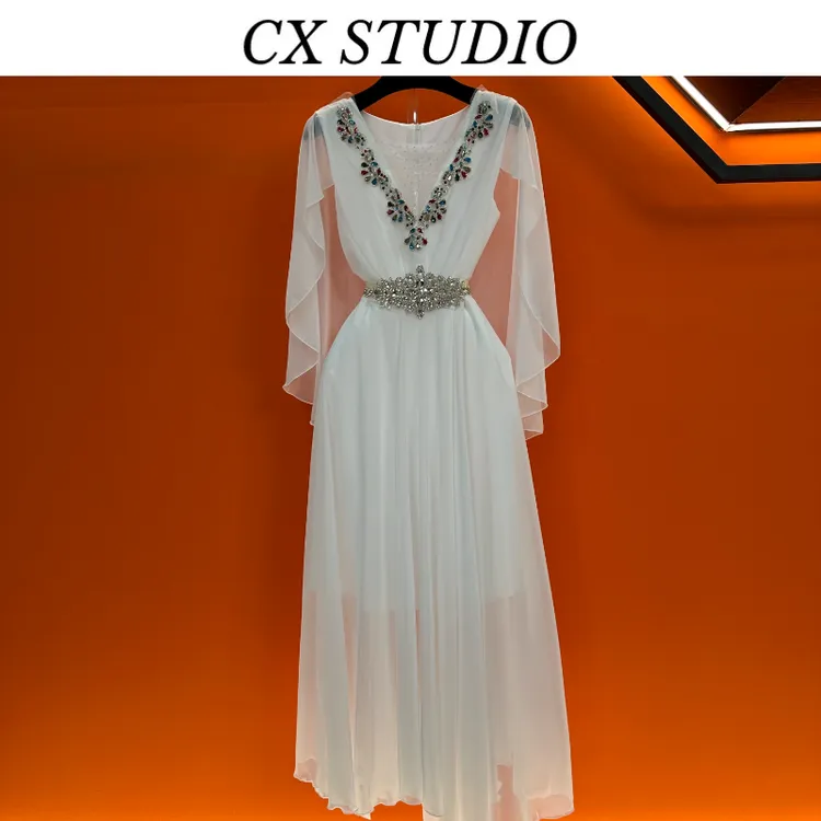 QC编码65 经典收腰轻奢时尚夏季连衣裙（定制女装）CX21