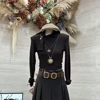 【酷甜黑巧】韩系设计感修身百搭显瘦上衣-8273