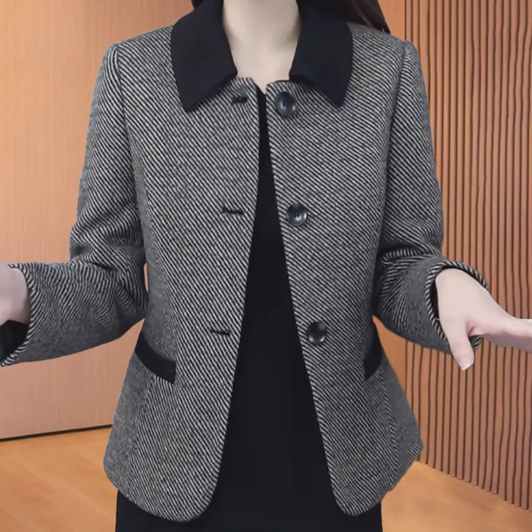 【莫瑞】小香风外套女2025新款秋冬高端大气上档次妈妈洋气毛呢大衣