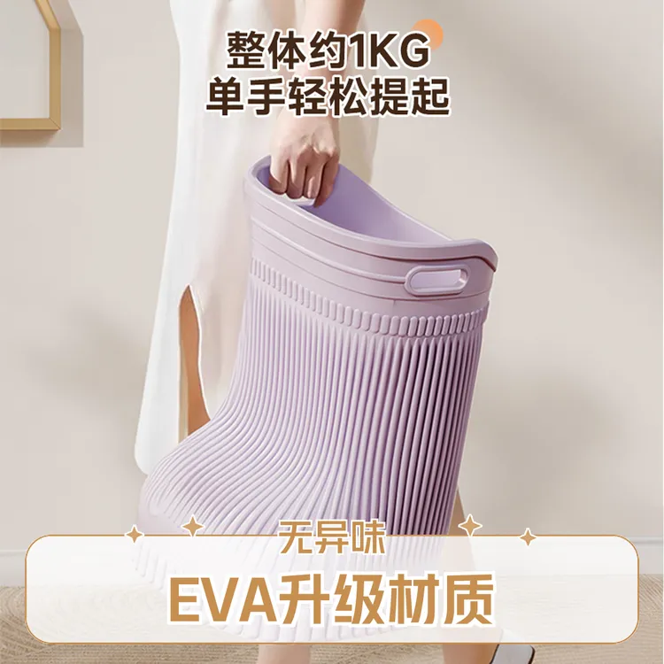 2025款家用过膝加厚无异味省水恒温养生泡脚桶靴高深美容院足浴盆
