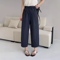 【依.恋】3188# 裤长86 春秋新款宽松休闲八分裤女