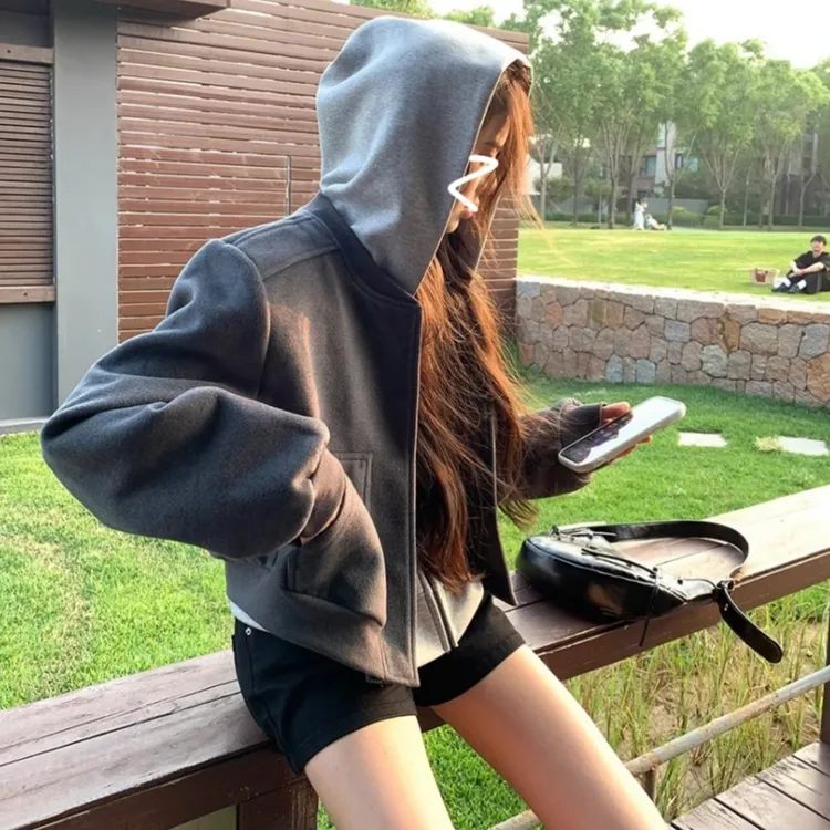 秋季新款高级设计感外套女时尚洋气减龄宽松休闲显瘦气质棒球服潮