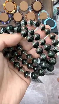 水晶手链未镶嵌CK4674 约10mm多样性发一件