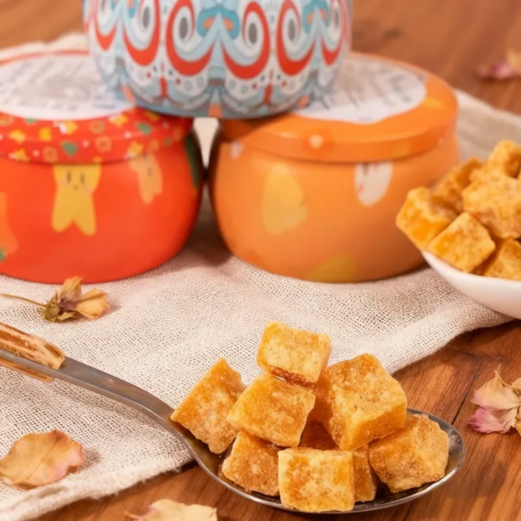 纯正梨膏糖可爱花罐子装润喉烟感不适清凉润喉糖果送男朋友送长辈