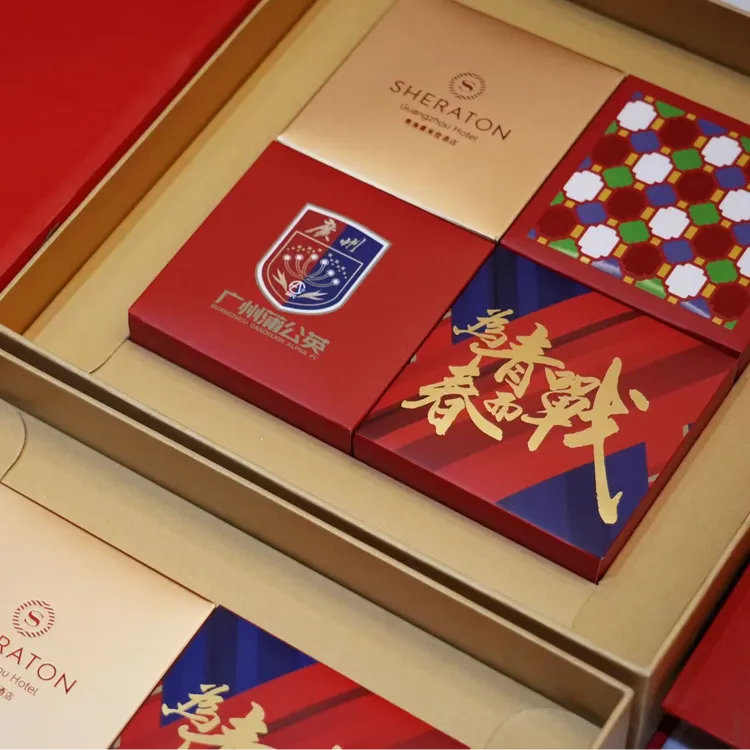 喜来登&蒲公英联名中秋月饼礼盒（赠球员签名明信片和幸运抽奖卡）