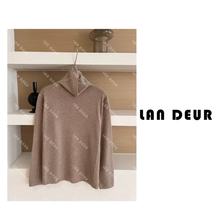 JIUJIU【视觉糖果】通勤百搭简约高领显瘦打底针织衫上衣女