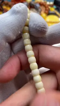 未镶嵌蜜蜡手串蜜蜡手串小珠