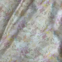 【绒兰】抗皱桉树纤维！100%莱赛尔天丝服装面料 19号  粉紫花语