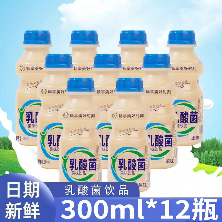 益生菌乳酸菌风味饮品整箱批特价300ml/瓶优选营养早餐酸奶