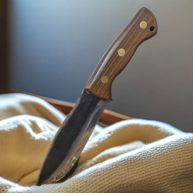 【中直】炮弹钢锻打户外生存纯手工简约野外便携