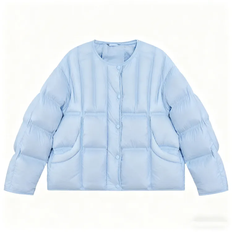 MRFEITO【云朵泡芙】方块格糖果色系轻盈保暖鸭绒服H97YR02D35393