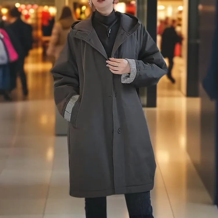 2025年冬季新款百搭休闲大码洋气加厚棉服外套