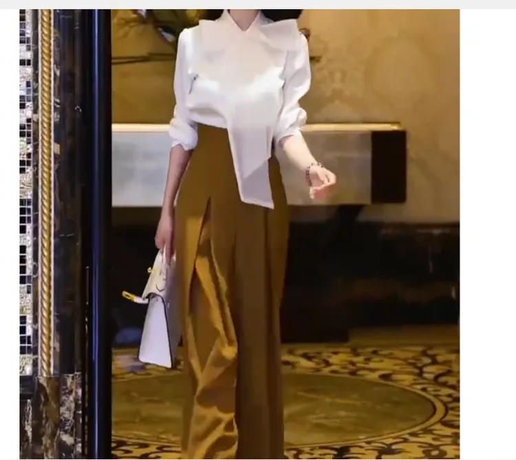 2025春季新款时尚女装网红潮流气质靓丽漂亮上衣裤子M4