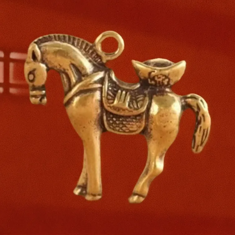 请[戴着它]豪运连连男女马上有钱挂件进宝钥匙扣