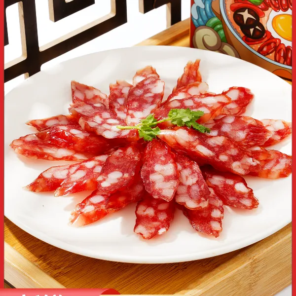 广式腊肠美食经典正宗腊味盒装送礼风味广东特产经典下酒小腊肠