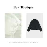 小贵气/Boutique/轻便/短款/棉服/新款/秋冬/保暖/百搭/立领外套