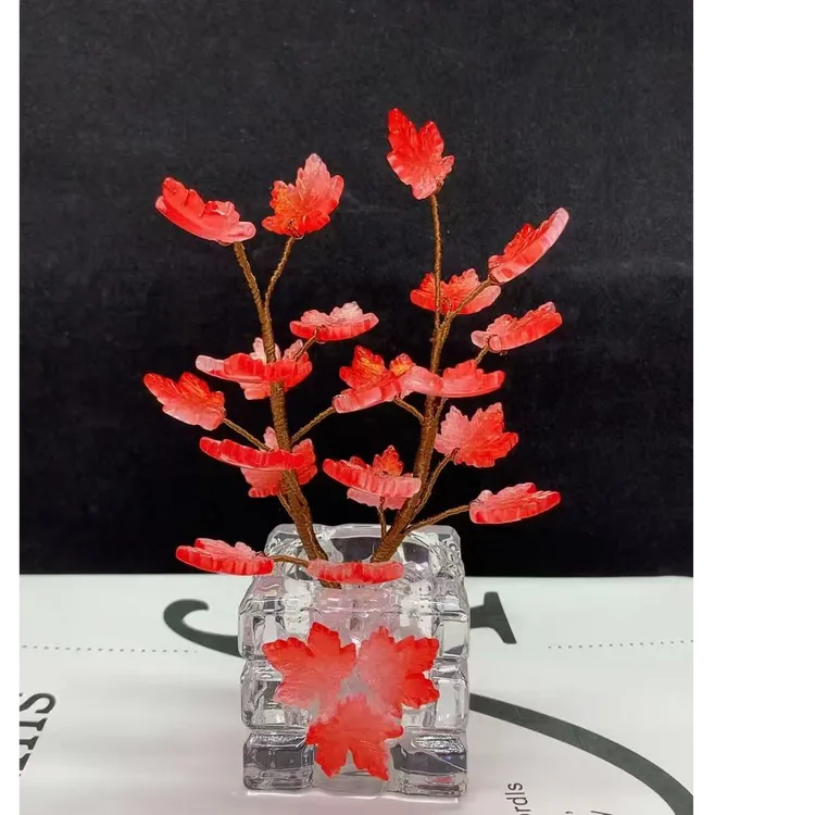 【送缠花线】琉璃 枫叶 DIY材料包