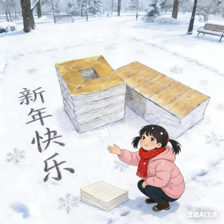 【新年快乐】多种型号剪纸折纸商品图