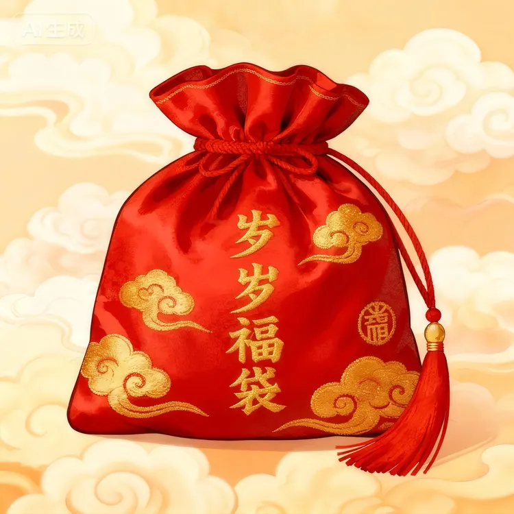 首饰袋 2026岁岁福袋 吉祥如意中式