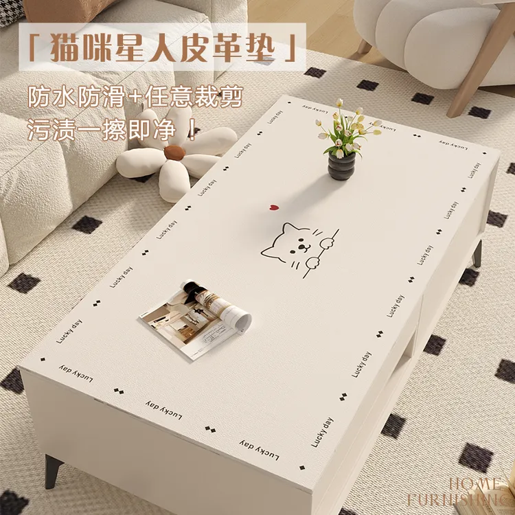 餐桌垫防水防油防烫高档简约餐桌垫茶几玄关柜子台面垫子桌面桌布