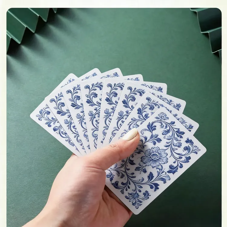 【新年必备】麻-将扑克家用纸卡牌宽版出行聚会春节创意加厚不易折商品图