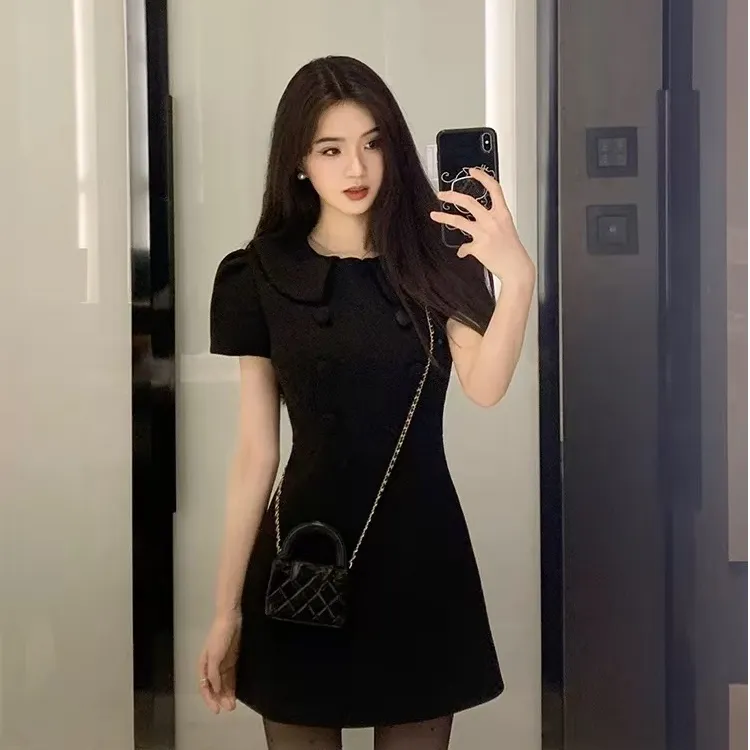 2025春季新款ins纯欲性感辣妹风修身长袖连衣裙女收腰显瘦包臀裙