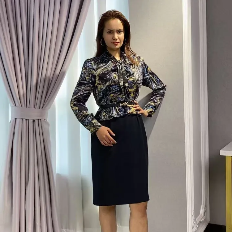 0331856 SEHRAN 时尚连衣裙 显瘦打底长袖气质百搭