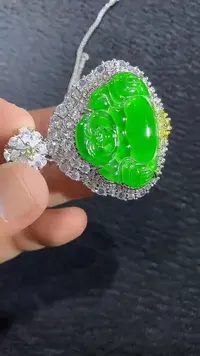 吊坠(不含链)未镶嵌翡翠多样性发货不含链其一