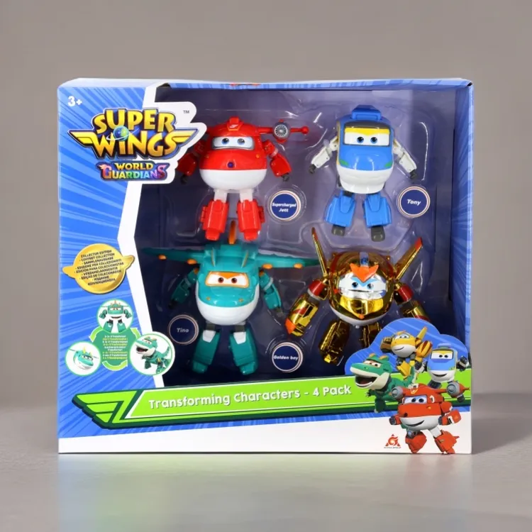 正品超级飞侠大变形机器人乐迪咚咚金小子大壮变形玩具礼盒装