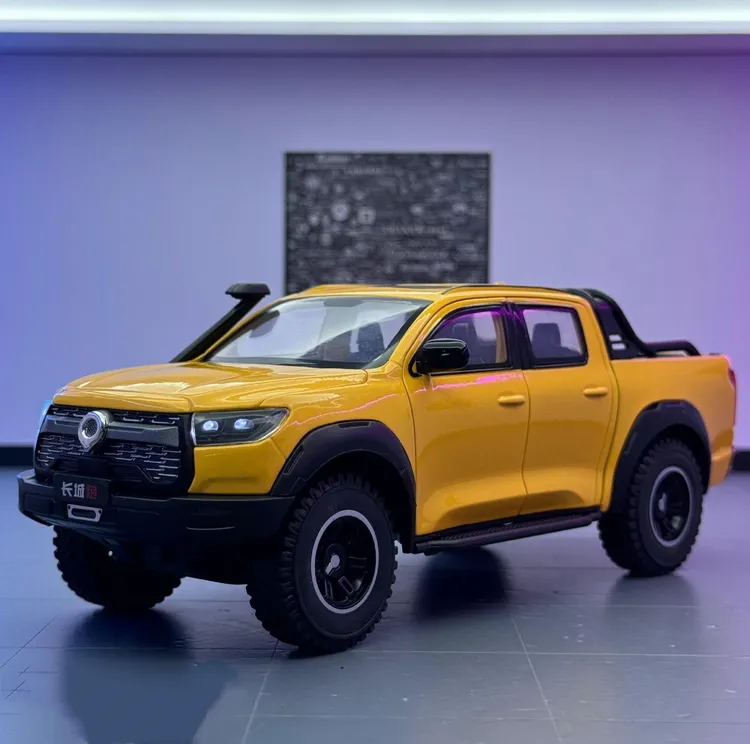 【长城炮】可转向升级避震深水喉合金摆件可收藏礼品男孩玩具模型车