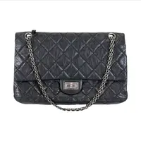 99新 Chanel/香奈儿 香奈儿2.55银扣